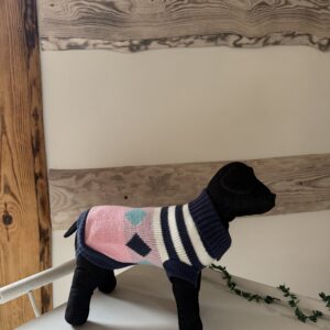 Megztinis „Pink & Navy“ 8 dydis